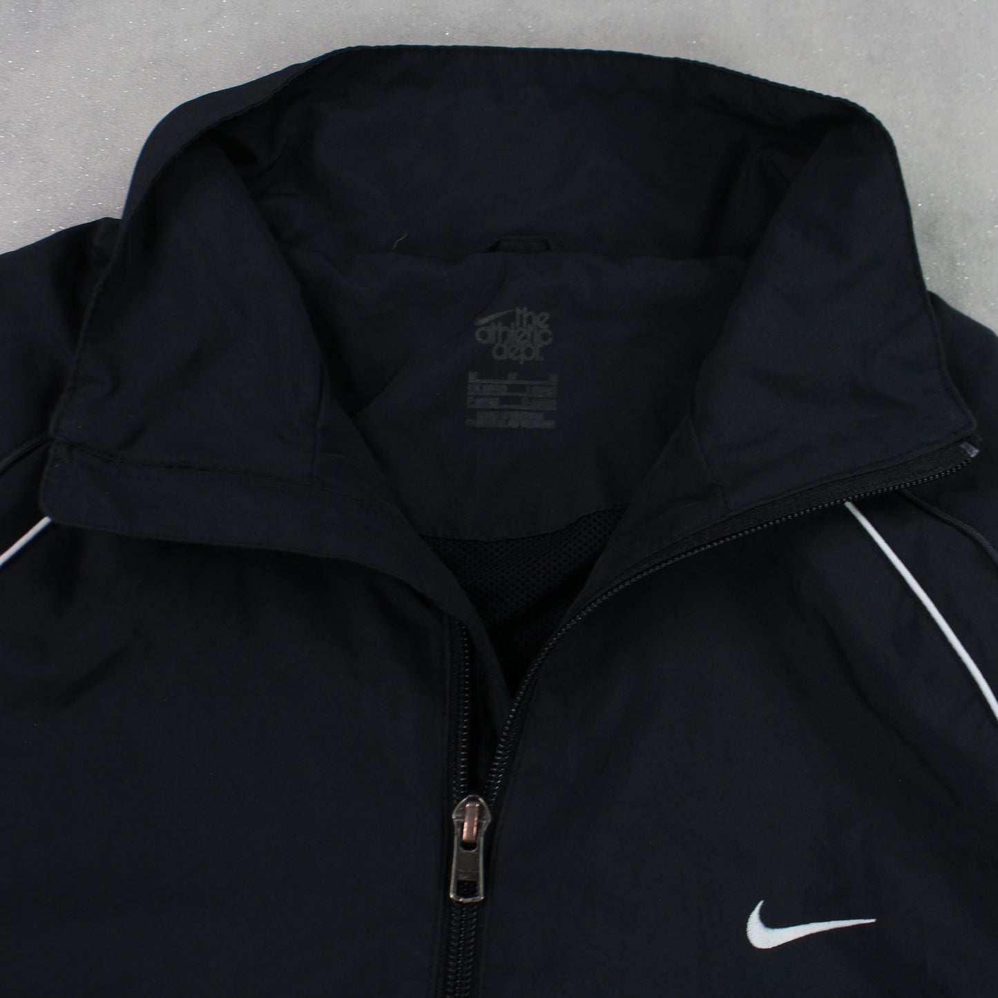 RARE 00s Nike Track Jacket Black - (S)