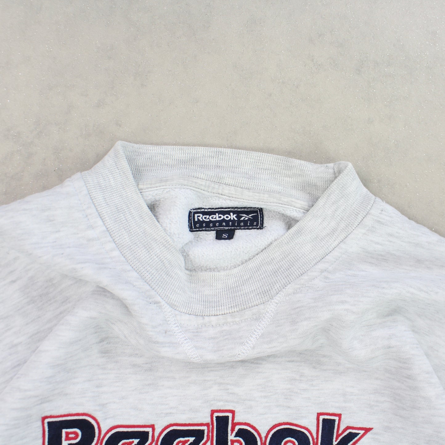 RARE 90s Reebok Sweatshirt Grey - (S)