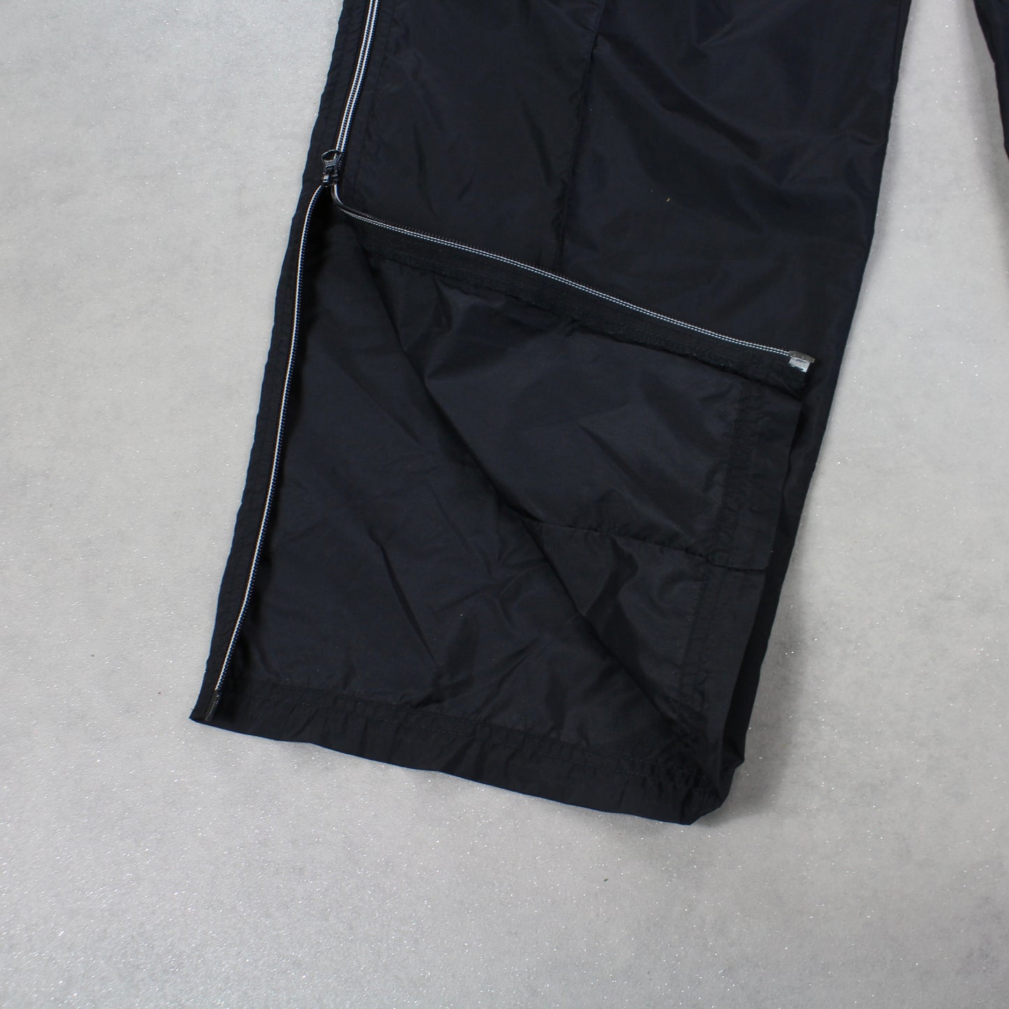 RARE 00s Baggy Nike Trackpants Black - (L)