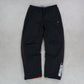 RARE 00s Baggy Nike Trackpants Black - (L)