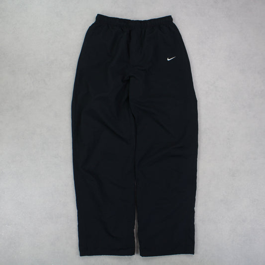 RARE 00s Nike Trackpants Black - (S)