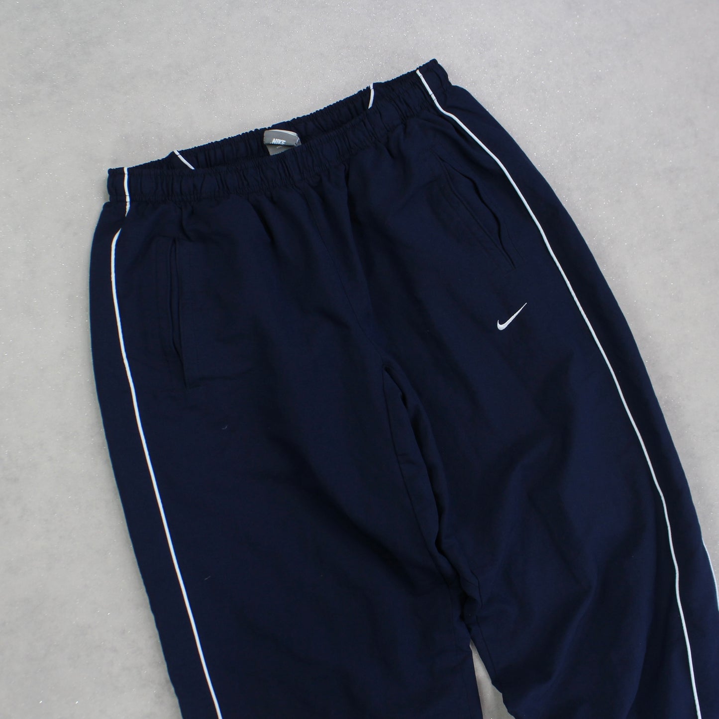 RARE 2000s Nike Trackpants Navy - (S)
