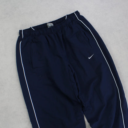 RARE 2000s Nike Trackpants Navy - (S)