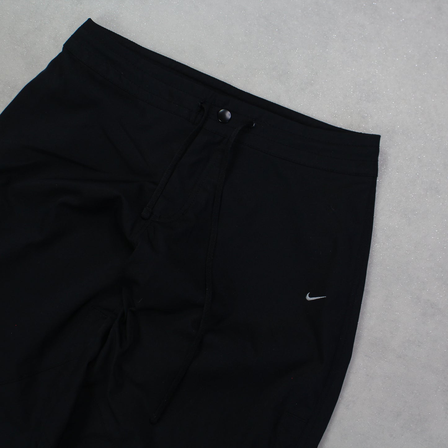 RARE Vintage 00s Nike Trackpants Black - (S)