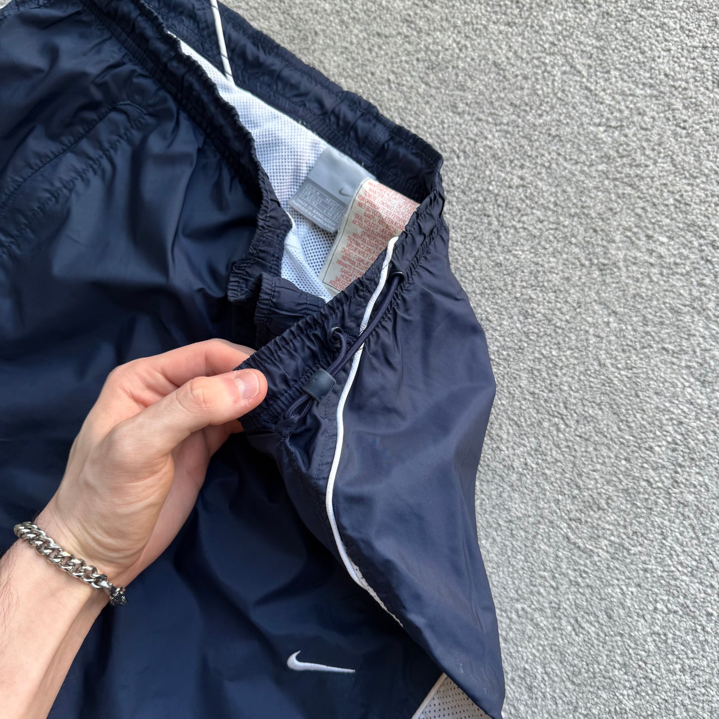 SUPER RARE 2000s Nike Trackpants Navy *PREMIUM* - (M)