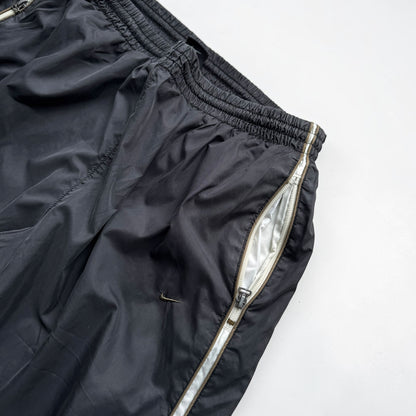 RARE 2000s Baggy Nike Trackpants Black - (L)