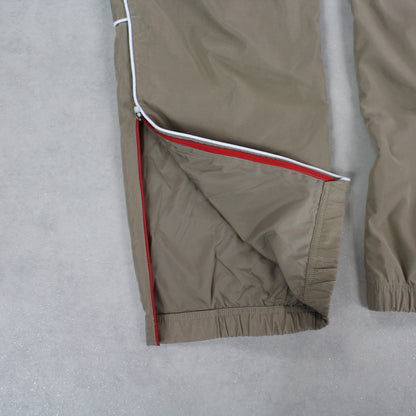 SUPER RARE 00s Nike Trackpants Brown - (S)