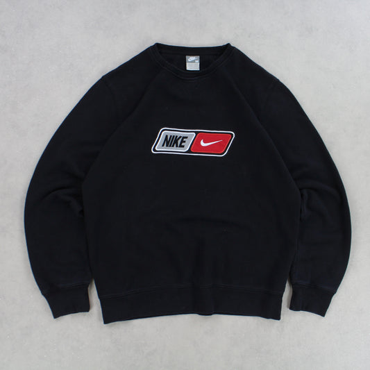 RARE 2000s Nike Sweatshirt Black - (M)