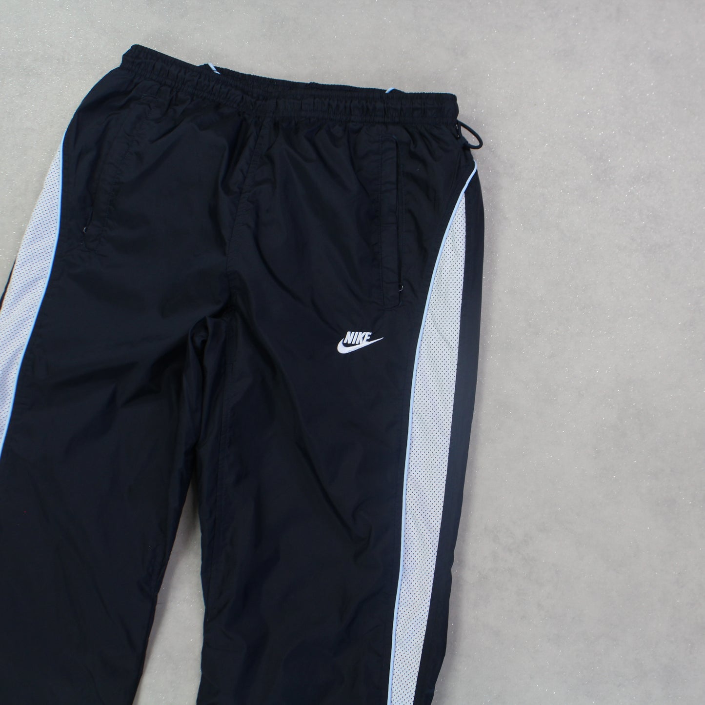 SUPER RARE 00s Nike Trackpants Navy - (S)