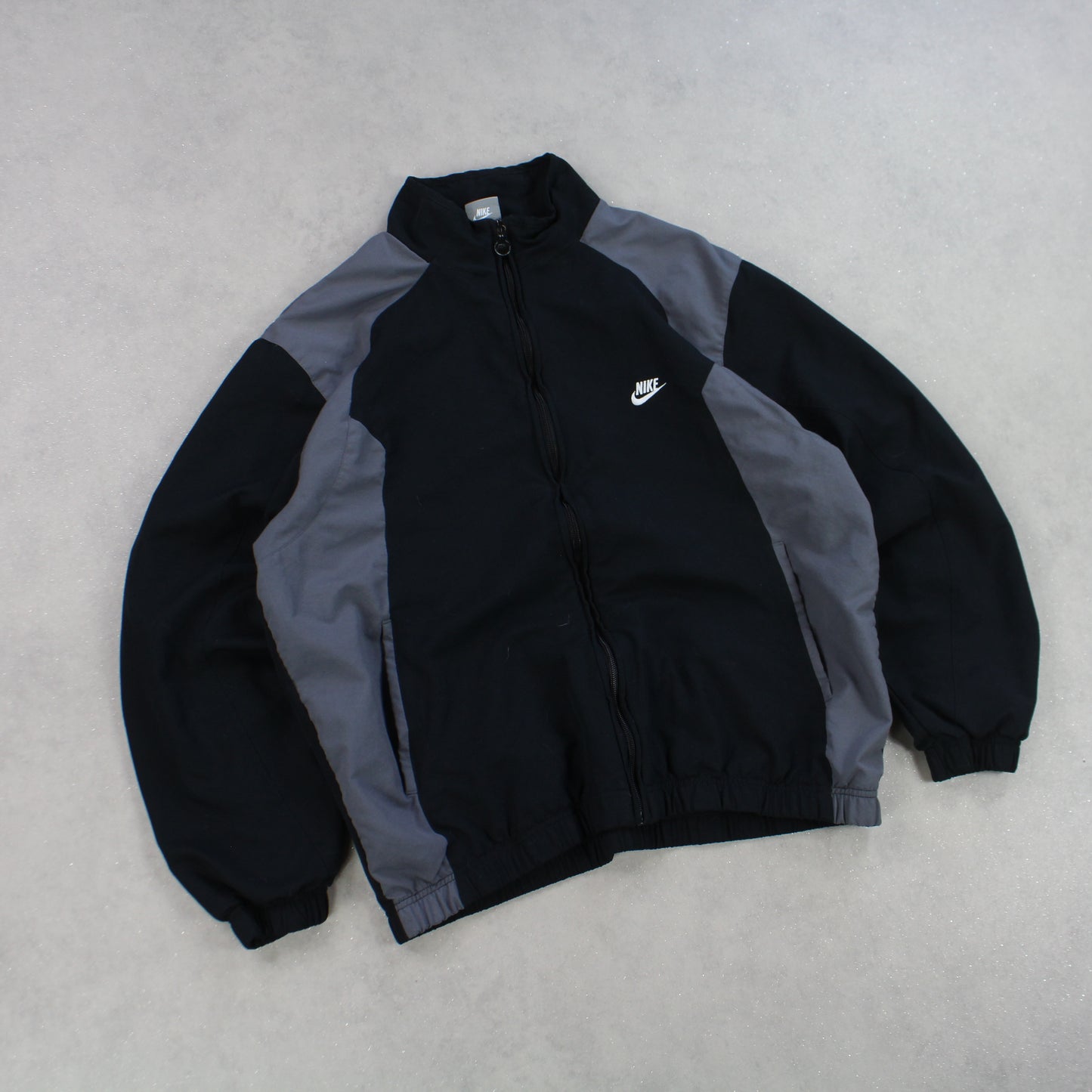 RARE 2000s Nike Track Jacket Black - (M)