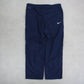 RARE 00s Nike Trackpants Navy - (L)