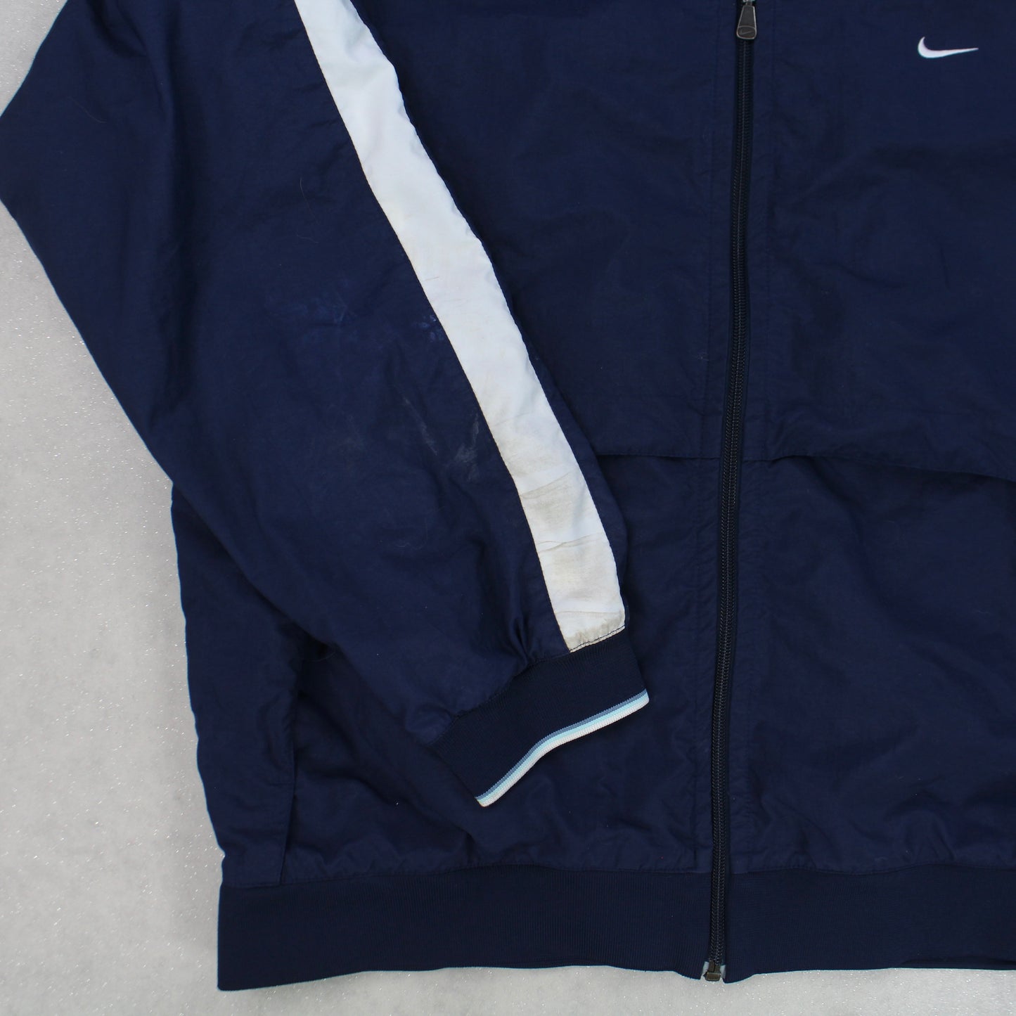 RARE 00s Nike Track Jacket Navy - (L)