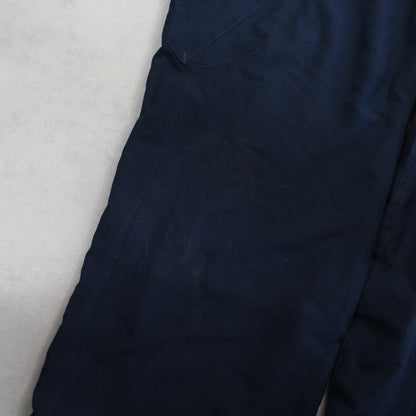 Vintage 00s Nike Cargo Trackpants Navy - (L)