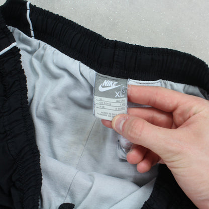SUPER RARE 2000s Baggy Nike Trackpants Black - (L)