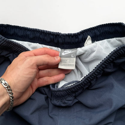 RARE 2000s Baggy Nike Trackpants Blue - (M)