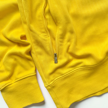 SUPER RARE 2000s NIKE Brasil Zip Up Jacket Yellow - (M)