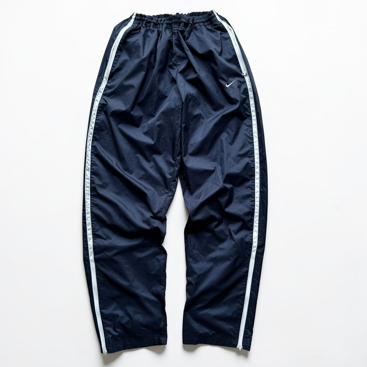 RARE 2000s Nike Trackpants Navy - (L)