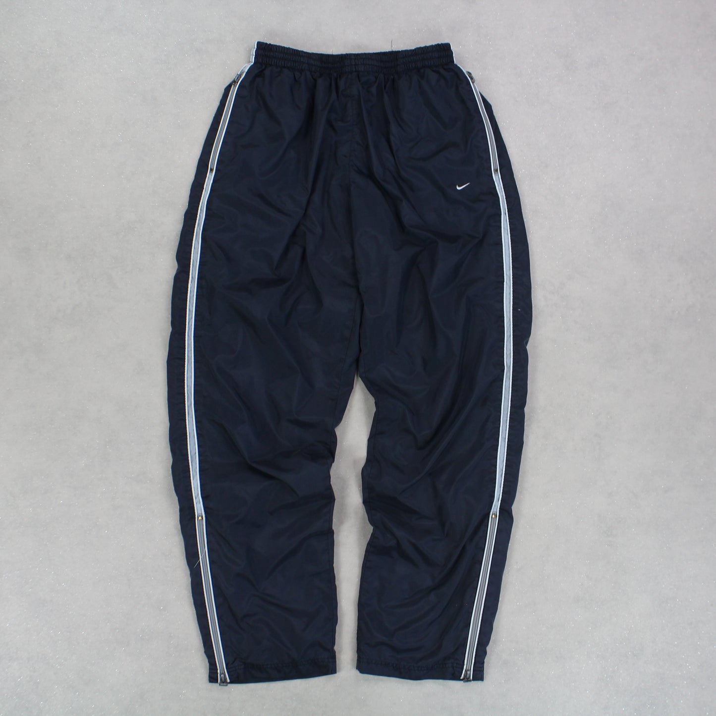 RARE 00s Baggy Nike Trackpants Navy - (M)