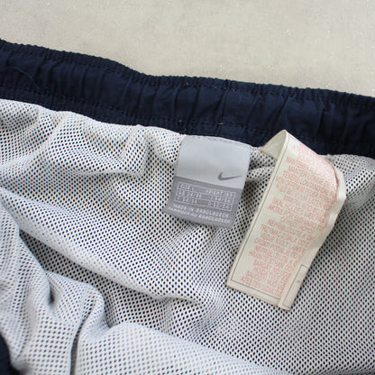 RARE 2000s Nike Track Shorts Navy - (L)