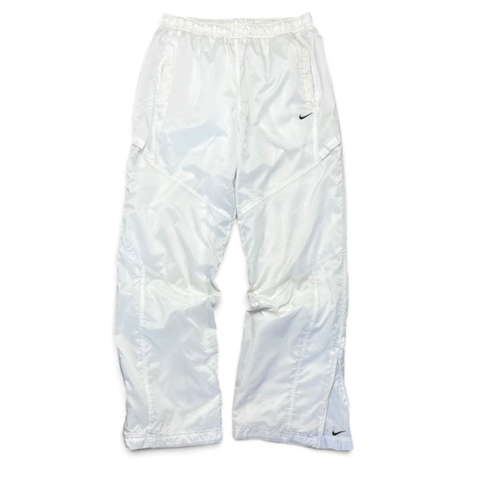 SUPER RARE 2000s Nike Trackpants White *PREMIUM* - (L)
