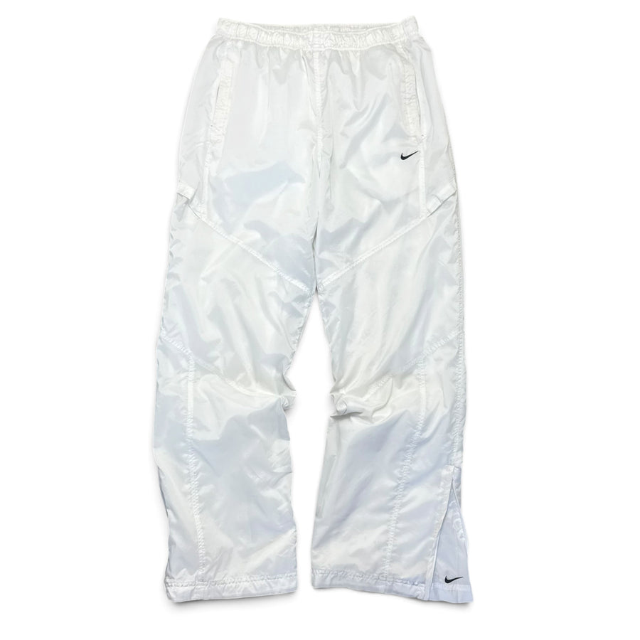SUPER RARE 2000s Nike Trackpants White - (L) | PREMIUM