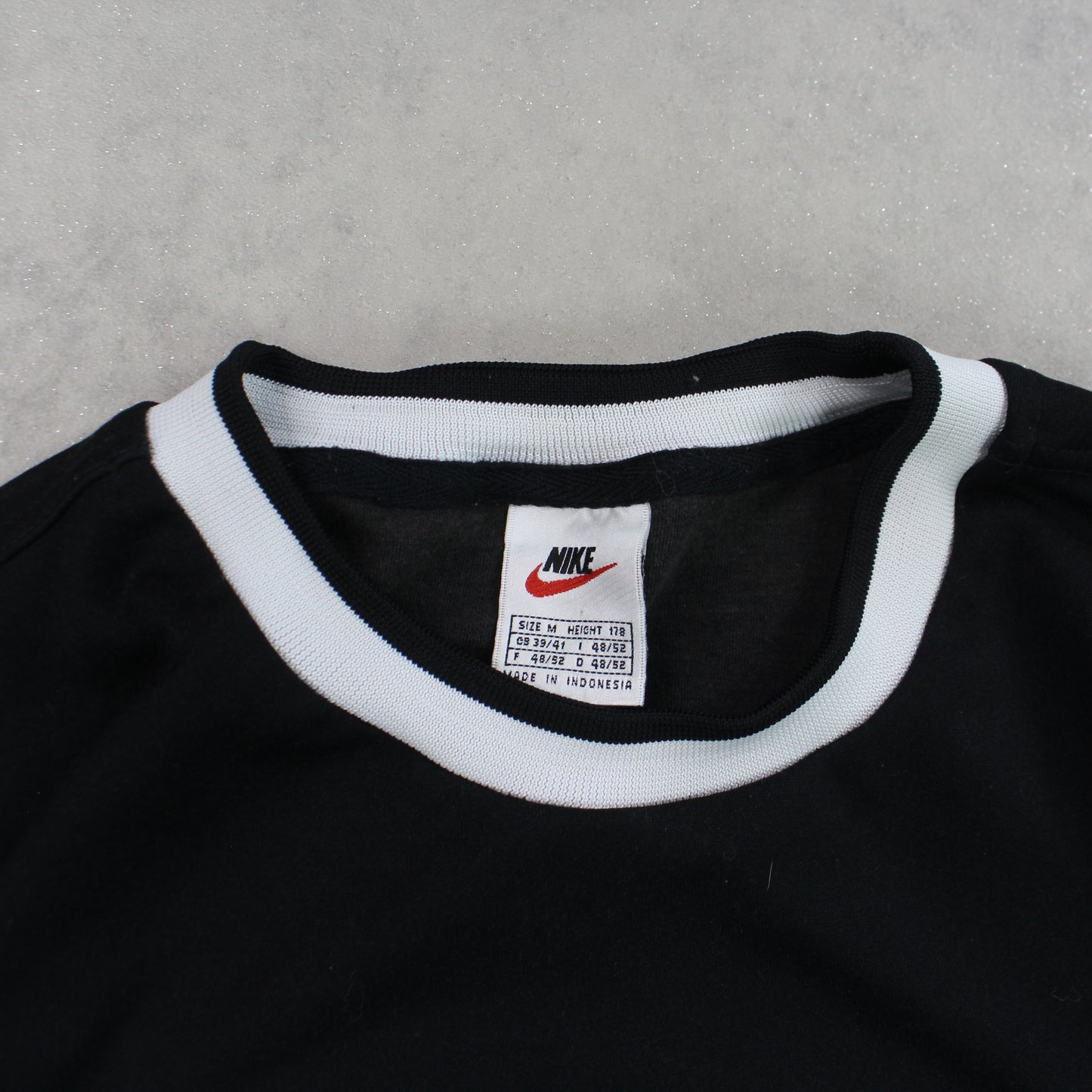 RARE 90s Nike Sweatshirt Black - (M)