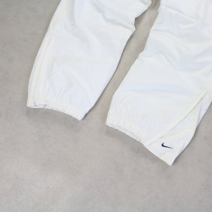 SUPER RARE 2000s Baggy Nike Trackpants White *PREMIUM* - (L)
