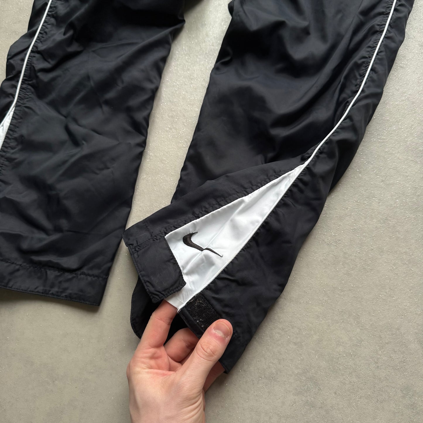 RARE 2000s Nike Trackpants Black - (XS)