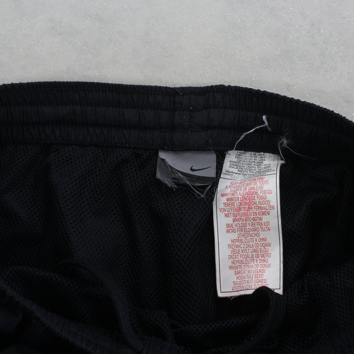 RARE Vintage Nike Trackpants Black - (XS)