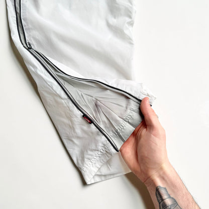 SUPER RARE 2000s Nike Trackpants White *PREMIUM* - (L)