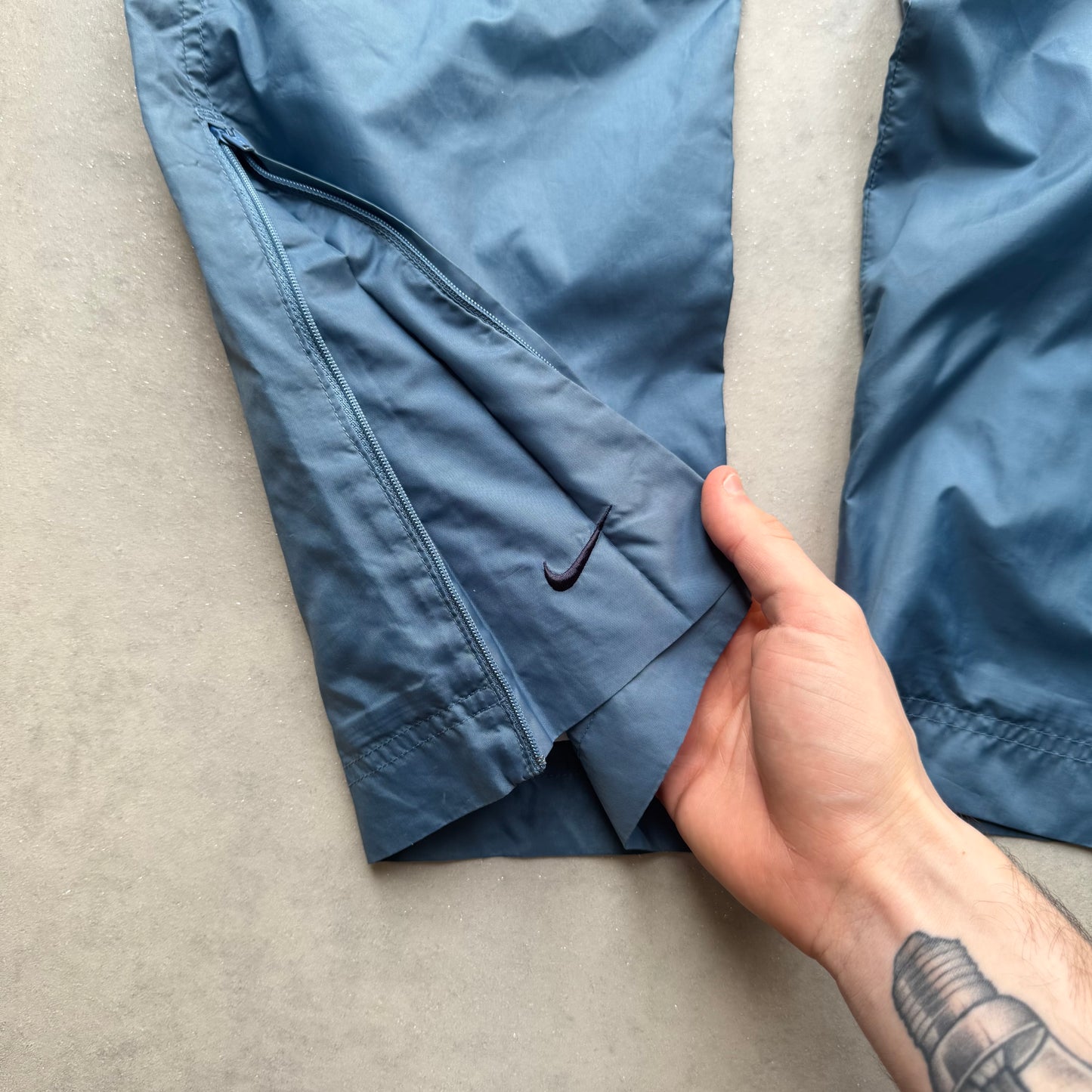 RARE 2000s Nike Trackpants Blue - (M)