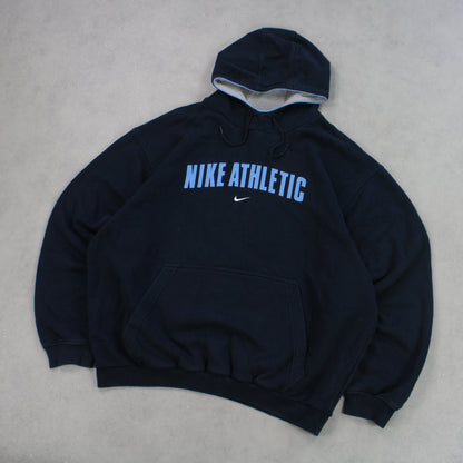 RARE 00s Nike Hoodie Navy - (XL)