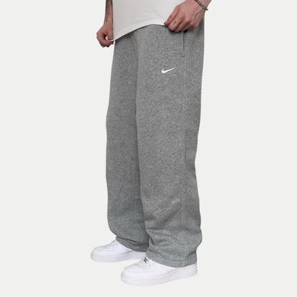 2000s Wide Leg Nike Joggers Grey - (S)