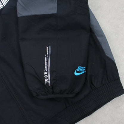 RARE 00s Nike Air Track Jacket Black - (M)