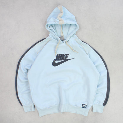 SUPER RARE Vintage 00s Nike Hoodie Light Blue - (M)