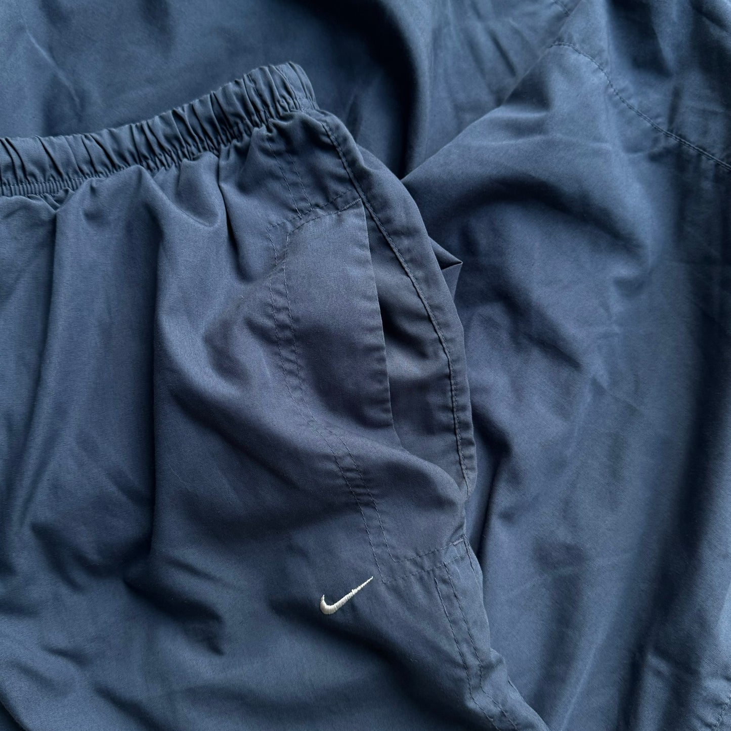 RARE 2000s Nike Trackpants Blue - (L)