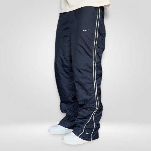 SUPER RARE 2000s Nike Trackpants Navy - (L)