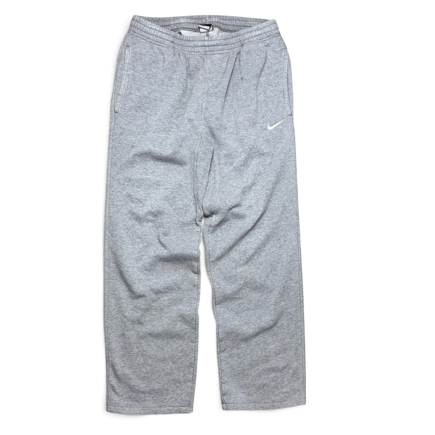 2000s Wide Leg Nike Joggers Grey - (S)