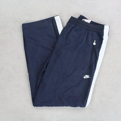 RARE 00s Nike Trackpants Navy - (XL)