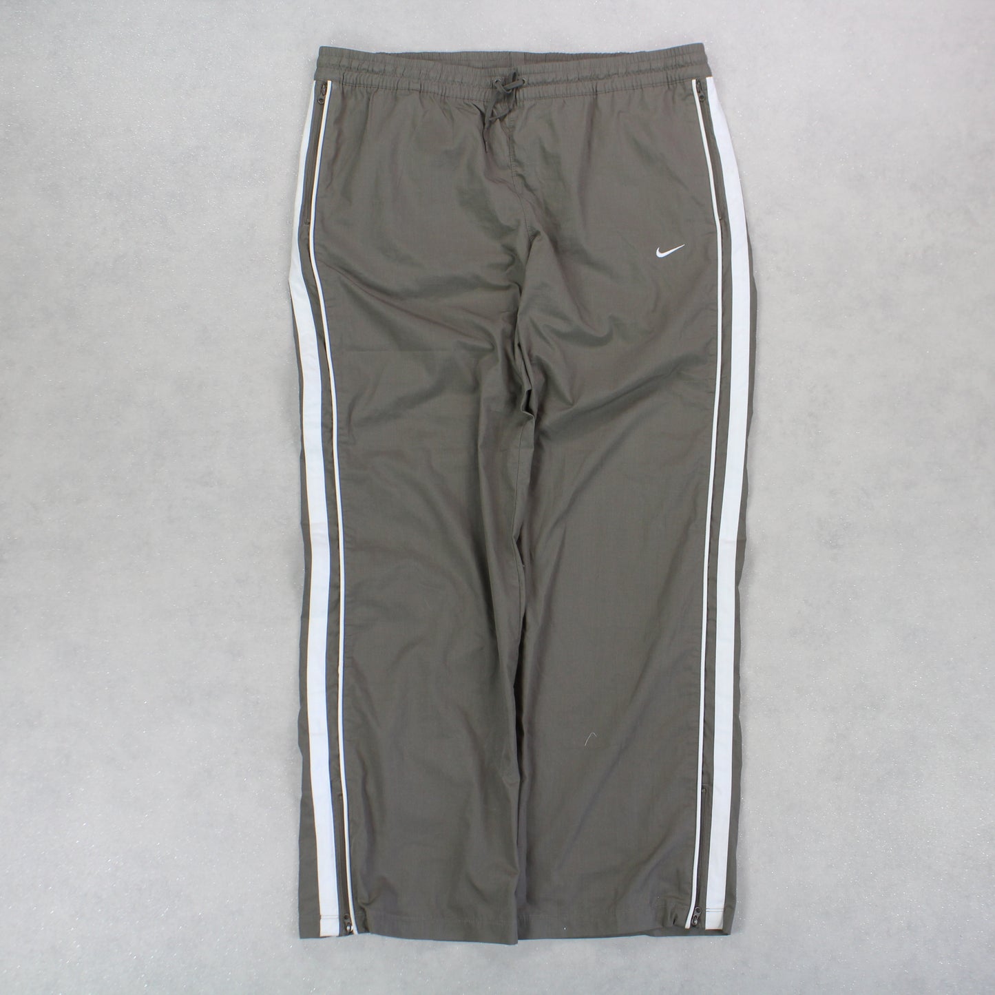 RARE Vintage 00s Nike Trackpants Khaki - (XL)