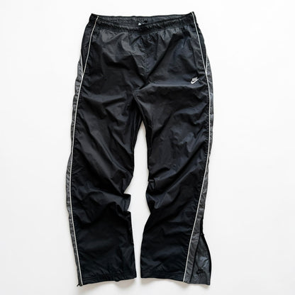 RARE 2000s Nike Baggy Trackpants Black - (L)