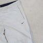 SUPER RARE 00s Nike Trackpants Grey - (L)