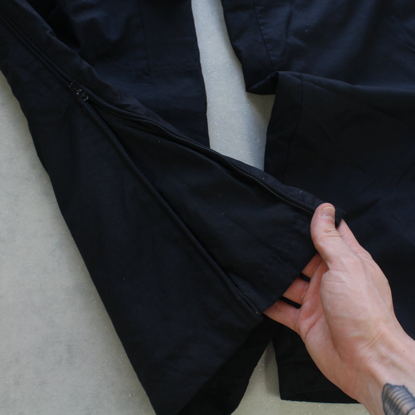 RARE 2000s Baggy Nike Trackpants Black - (L)