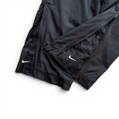 SUPER RARE 2000s Nike Trackpants Black - (M)