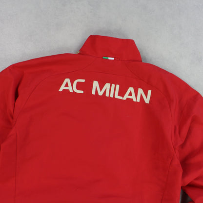 SUPER RARE 00s Adidas AC Milan Track Jacket Red - (M)