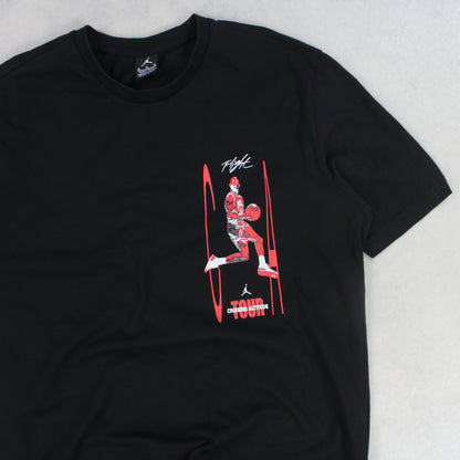 RARE 90s Nike Jordan T-Shirt Black - (L)