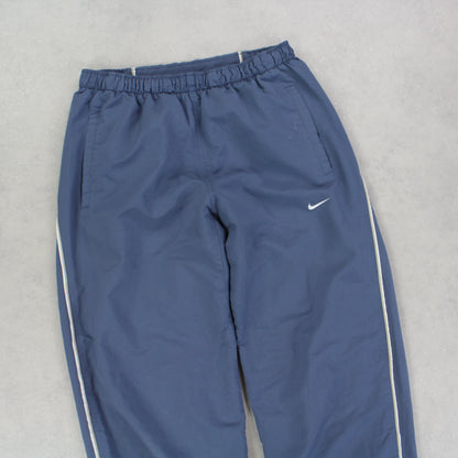 RARE 00s Nike Trackpants Blue - (S)