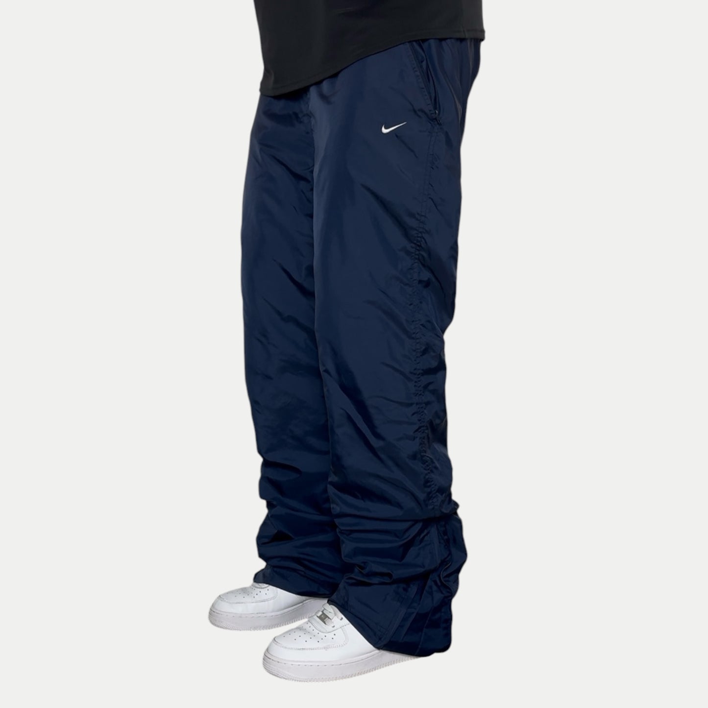 SUPER RARE 2000s Nike Trackpants Navy - (L)