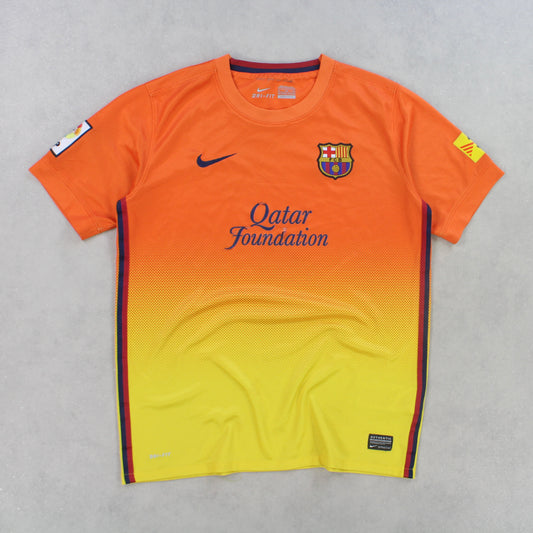 RARE 2012 Nike Barcelona Shirt Orange - (XS)