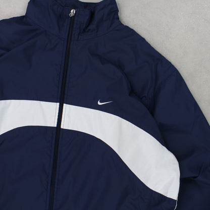 RARE 00s Nike Track Jacket Navy - (L)